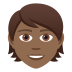 🧑🏾 person: medium-dark skin tone display on JoyPixels